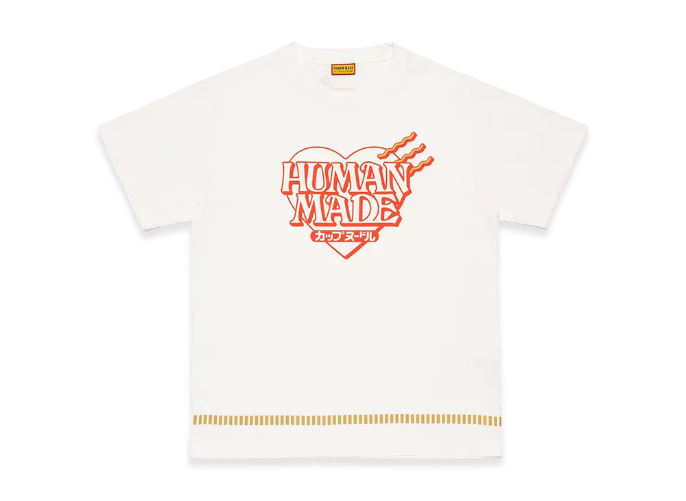 HUMAN MADE x CUP NOODLE Graphic T-Shirt "White"