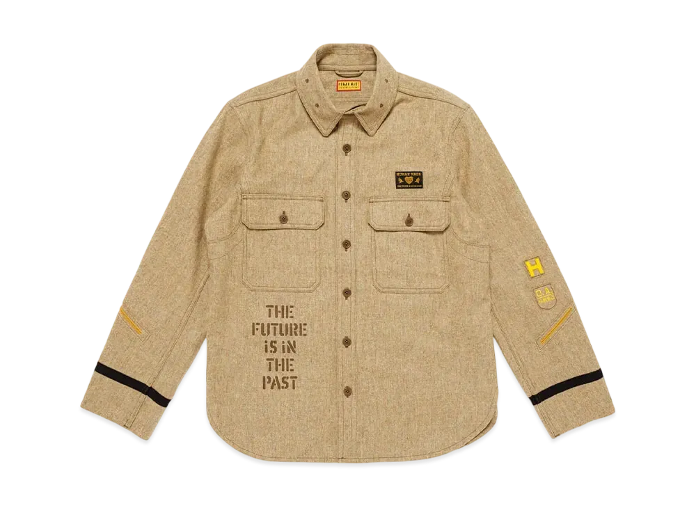 【最終値下げ】Human Made ミリタリージャケット ベージュ 1/11発売｜HUMAN MADE Season 29 collection 第1弾｜抽選/販売
