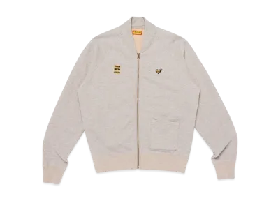 HUMAN MADE Sweat Cardigan "Gray" HM29CS003