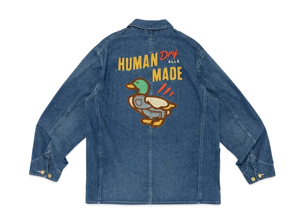 ヒューマンメイド デニム カバーオールXL HUMAN MADE ヒューマンメイド カウズ サイズ:S XX27JK014