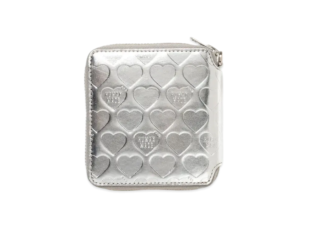 HUMAN MADE Leather Wallet "Silver" HM29GD039