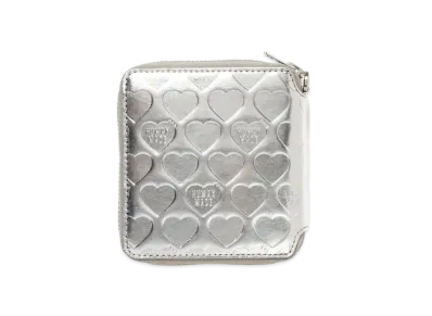 HUMAN MADE Leather Wallet "Silver" HM29GD039