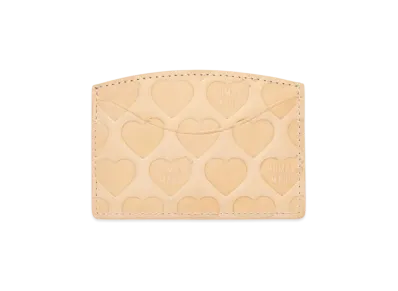 HUMAN MADE Leather Card Case "Beige"