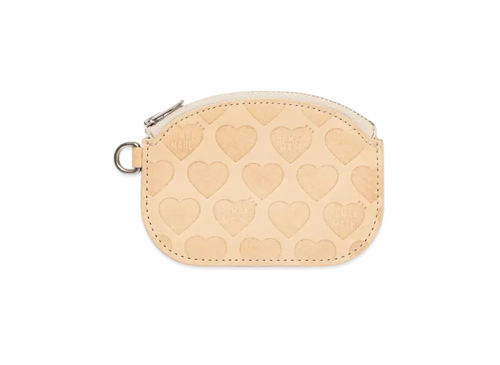 HUMAN MADE Leather Coin Case "Beige"