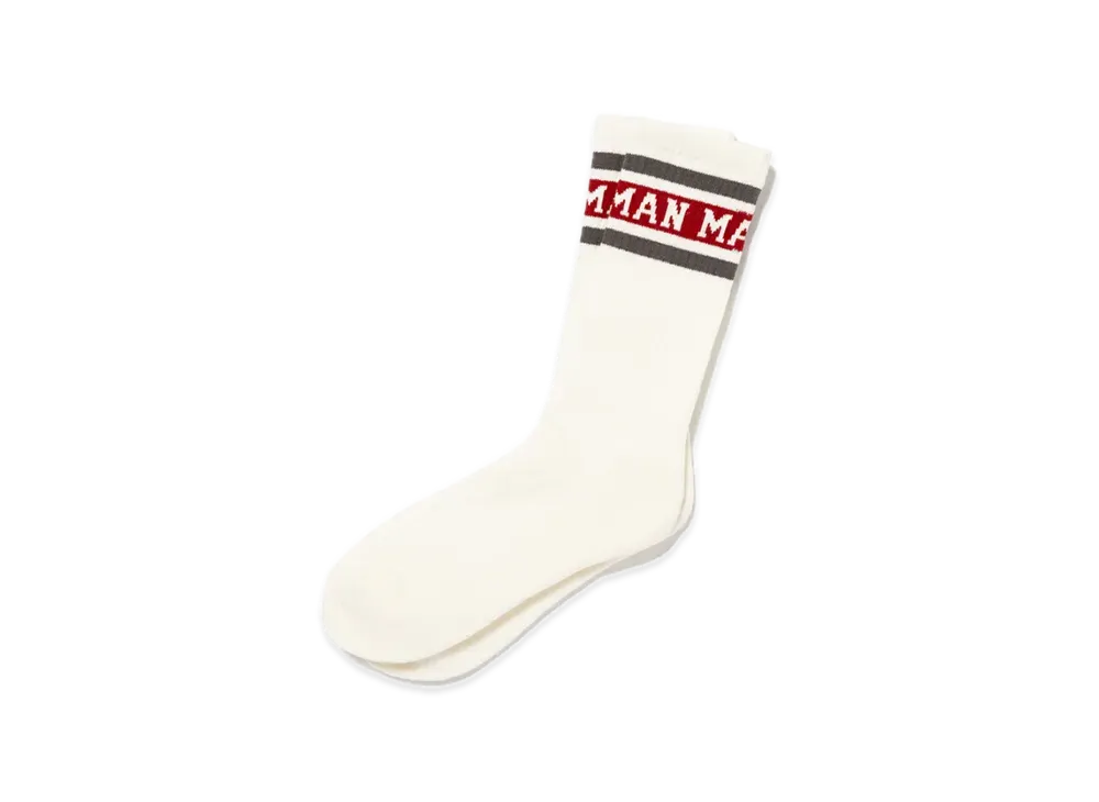 HUMAN MADE Line Socks "Gray"