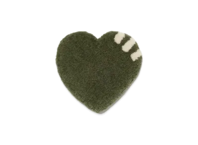 HUMAN MADE Heart Rug Coaster "Olive Drab"