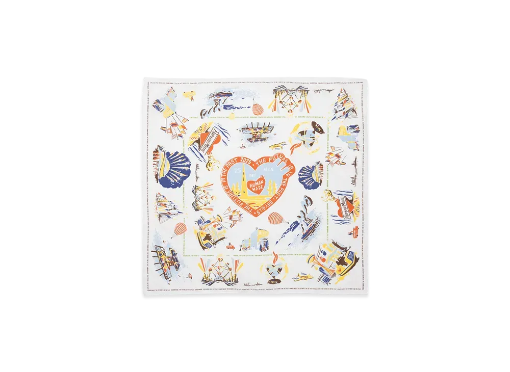 HUMAN MADE Big Bandana "White"