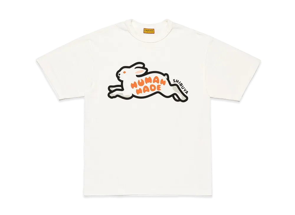 HUMAN MADE Stores Exclusive Animal Graphic T-Shirt Shibuya Parco / Rabbit "White"