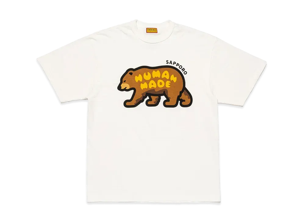【新品未使用】HUMAN MADE SAPPORO l/s tee gdc HUMAN MADE Stores Exclusive Animal Graphic T-Shirt Sapporo / Bear