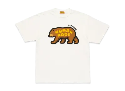 HUMAN MADE Stores Exclusive Animal Graphic T-Shirt Sapporo / Bear "White"