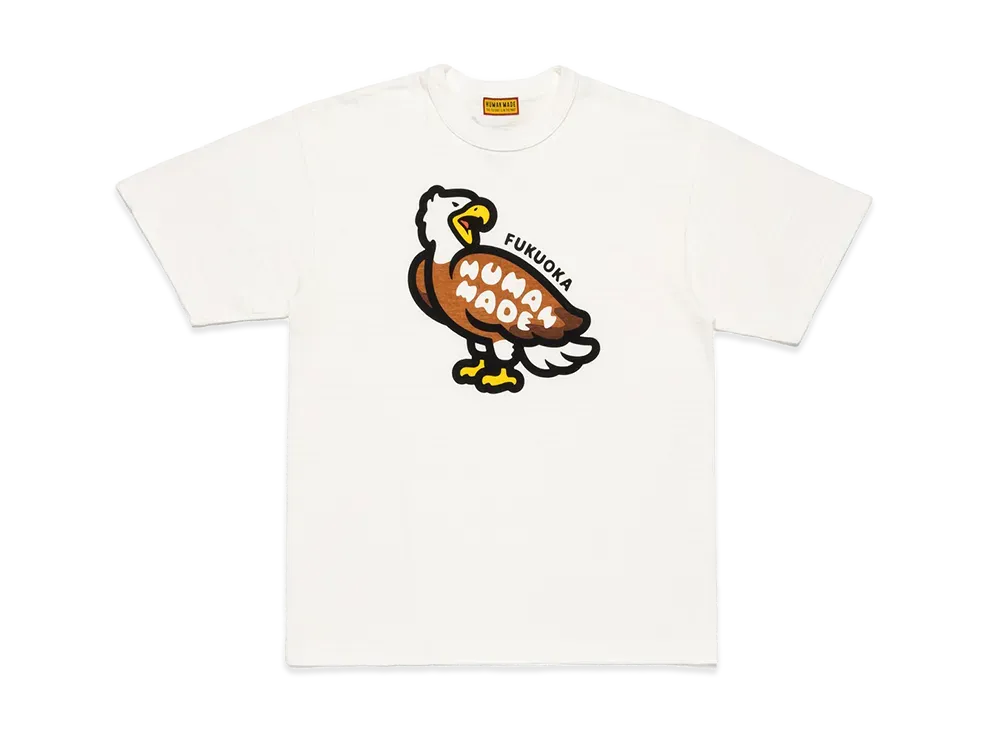 HUMAN MADE Stores Exclusive Animal Graphic T-Shirt Fukuoka / Hawk "White"