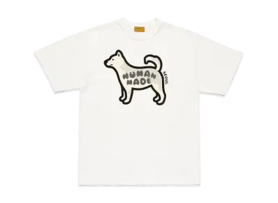 HUMAN MADE Stores Exclusive Animal Graphic T-Shirt Offline Store Seoul / Jindo Dog "White"