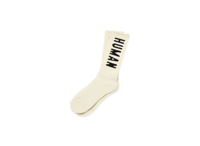 HUMAN MADE HM Logo Socks "White"