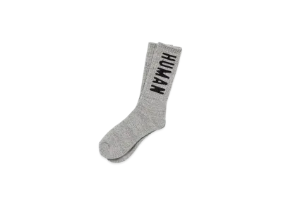HUMAN MADE HM Logo Socks "Gray" HM29GD062
