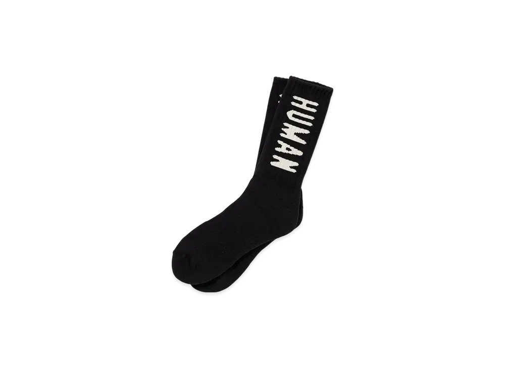 HUMAN MADE HM Logo Socks "Black"