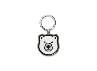 HUMAN MADE Animal Head Keyring "White"