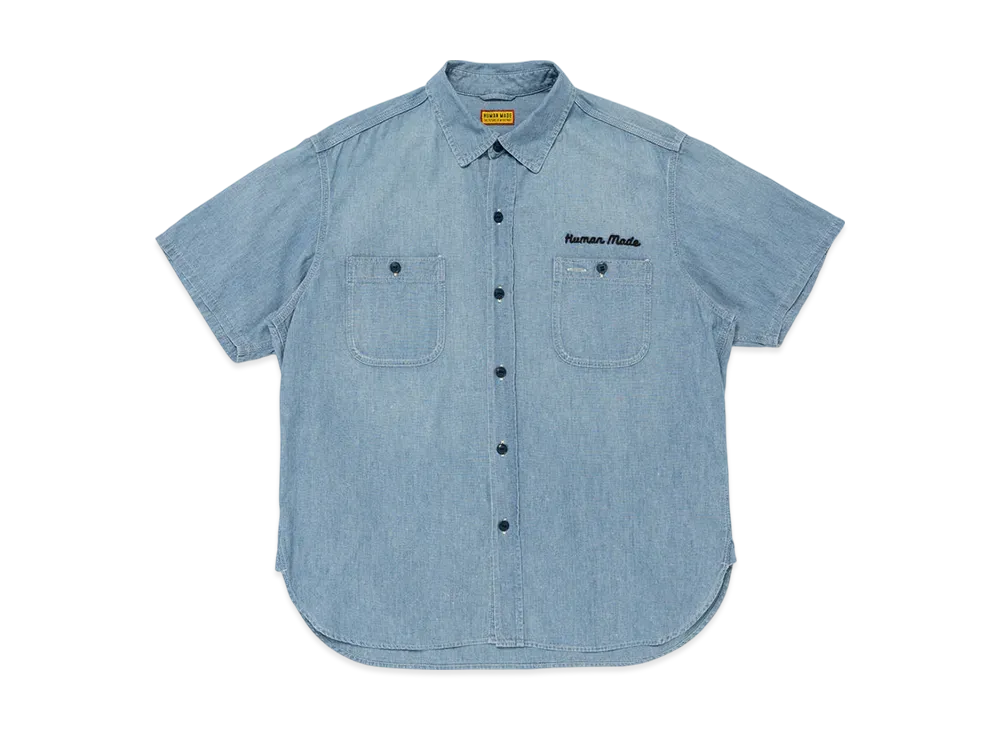 HUMAN MADE Chambray S/S Shirt 