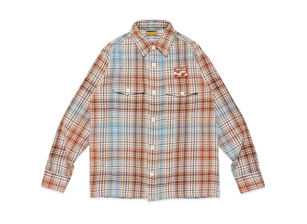 HUMAN MADE Check Shirt "White"
