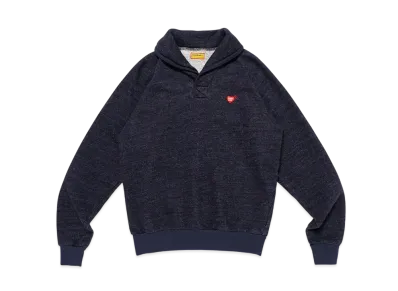 HUMAN MADE Shawl Collar Sweatshirt "Navy"
