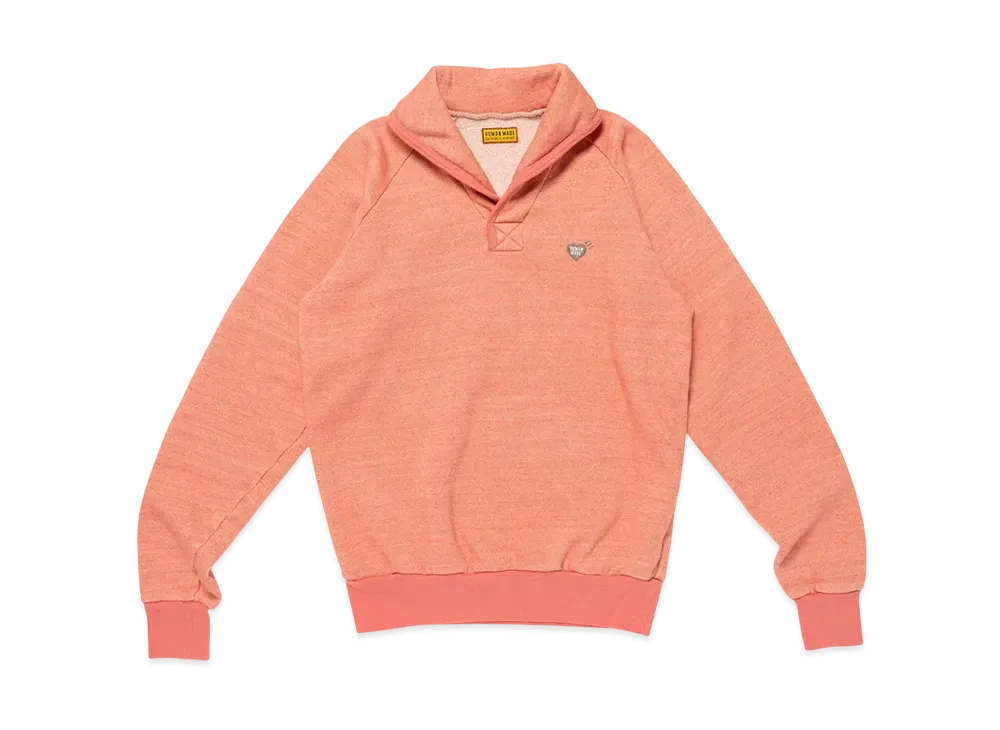 HUMAN MADE Shawl Collar Sweatshirt "Pink"