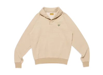 HUMAN MADE Shawl Collar Sweatshirt "Beige"