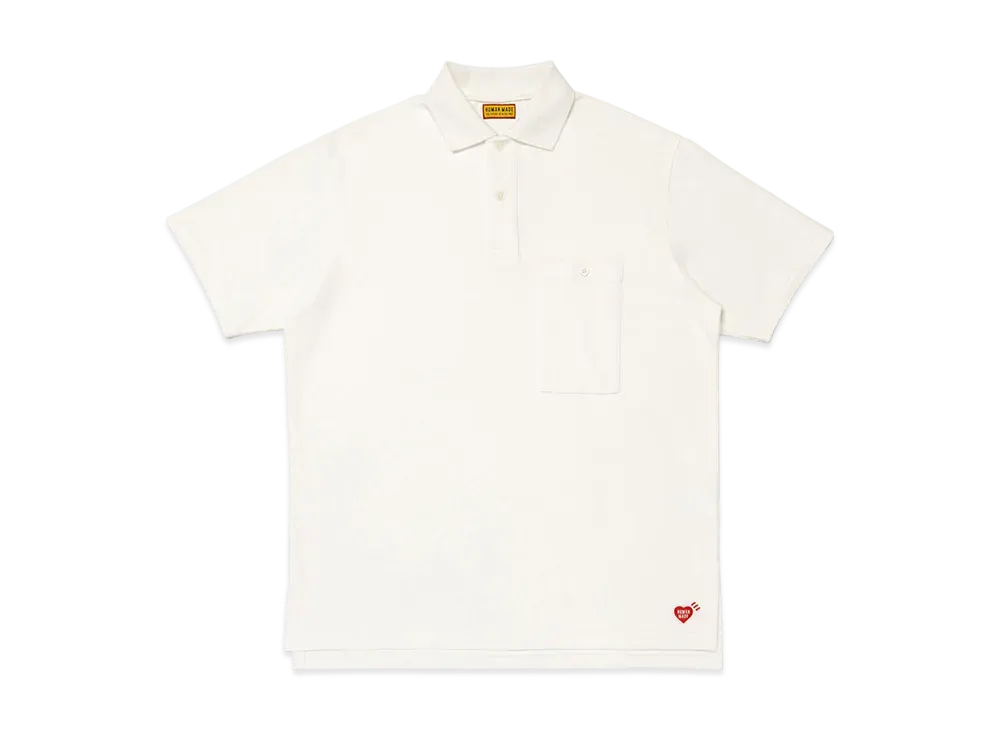 HUMAN MADE Big Polo Shirt "White"