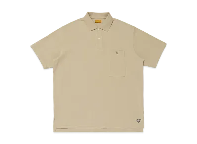 HUMAN MADE Big Polo Shirt "Beige"