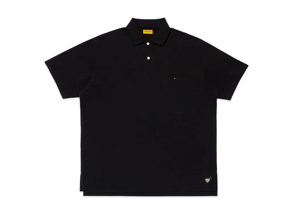 HUMAN MADE Big Polo Shirt "Black"