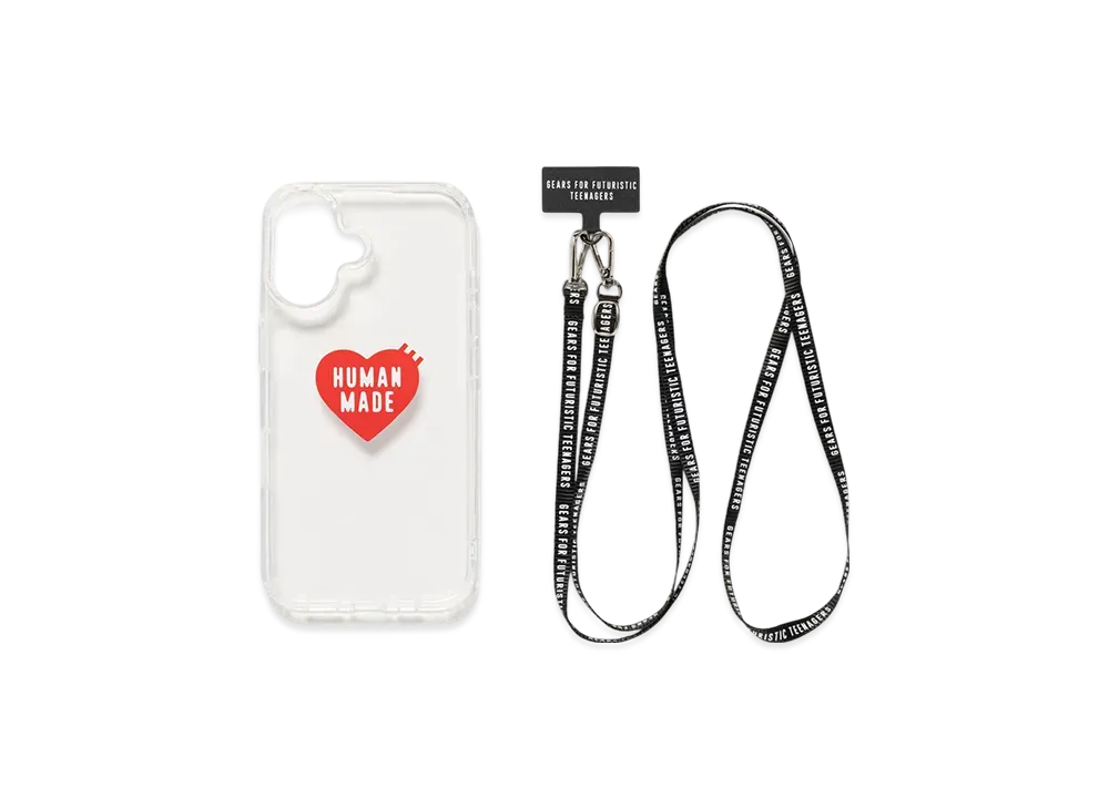 HUMAN MADE HM Iphone 16 Case "Black"