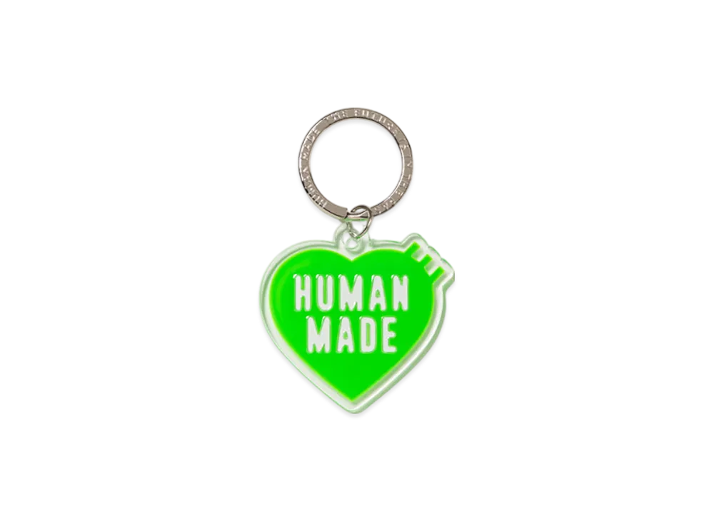 HUMAN MADE Heart Keyring "Green"