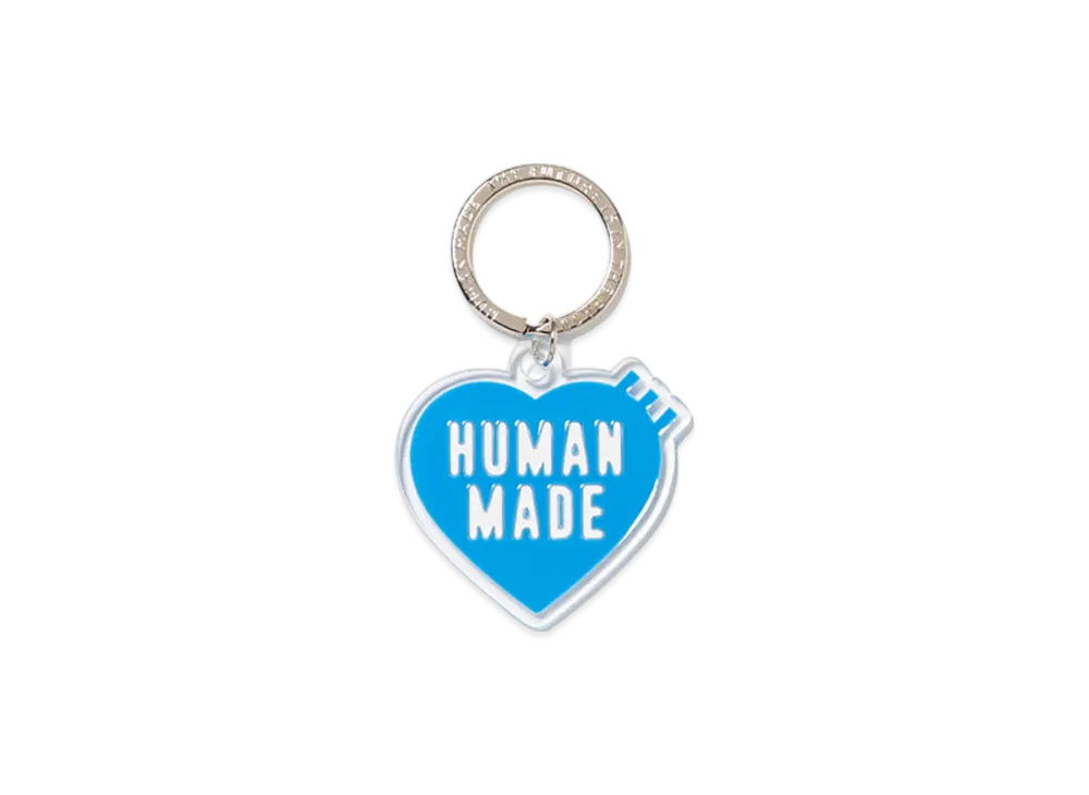 HUMAN MADE Heart Keyring "Blue"