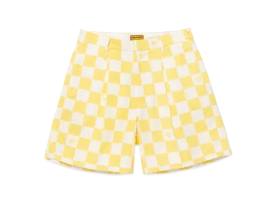 HUMAN MADE Plaid Shorts "Yellow"