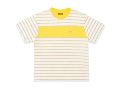 HUMAN MADE Panel Striped T-Shirt "Yellow"