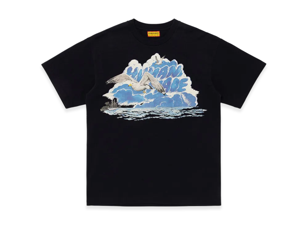 ヒューマンメイド グラフィックTシャツ "ネイビー"