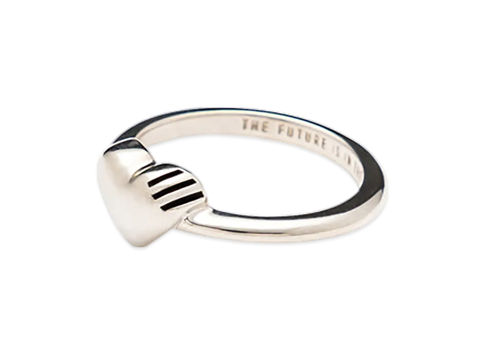 HUMAN MADE Heart Silver Ring "Silver"