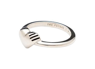 HUMAN MADE Heart Silver Ring "Silver"