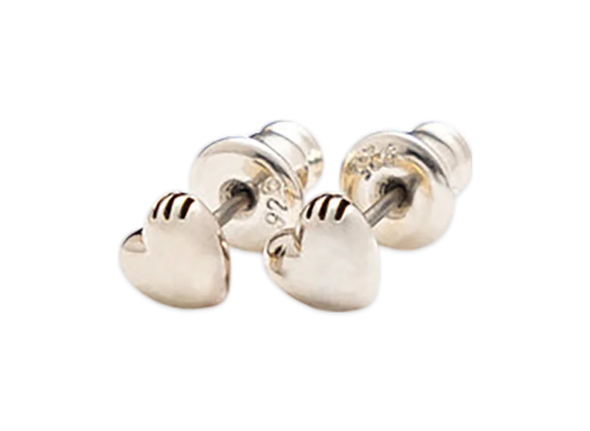 HUMAN MADE Heart Silver Earrings HUMAN MADE Heart Silver Earrings