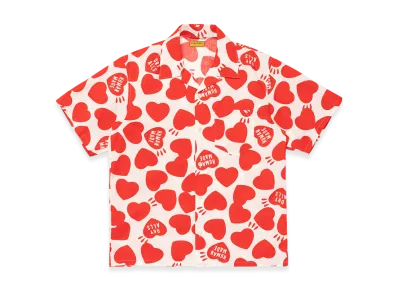 HUMAN MADE Heart Aloha Shirt "White"