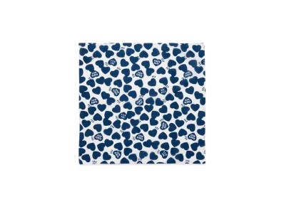 HUMAN MADE Heart Bandana "Navy"