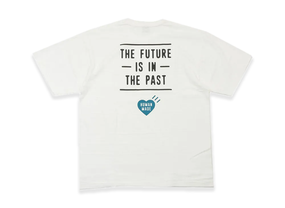 HUMAN MADE Stores Exclusive Heart Pocket T-Shirt Offline Store "White/Blue"