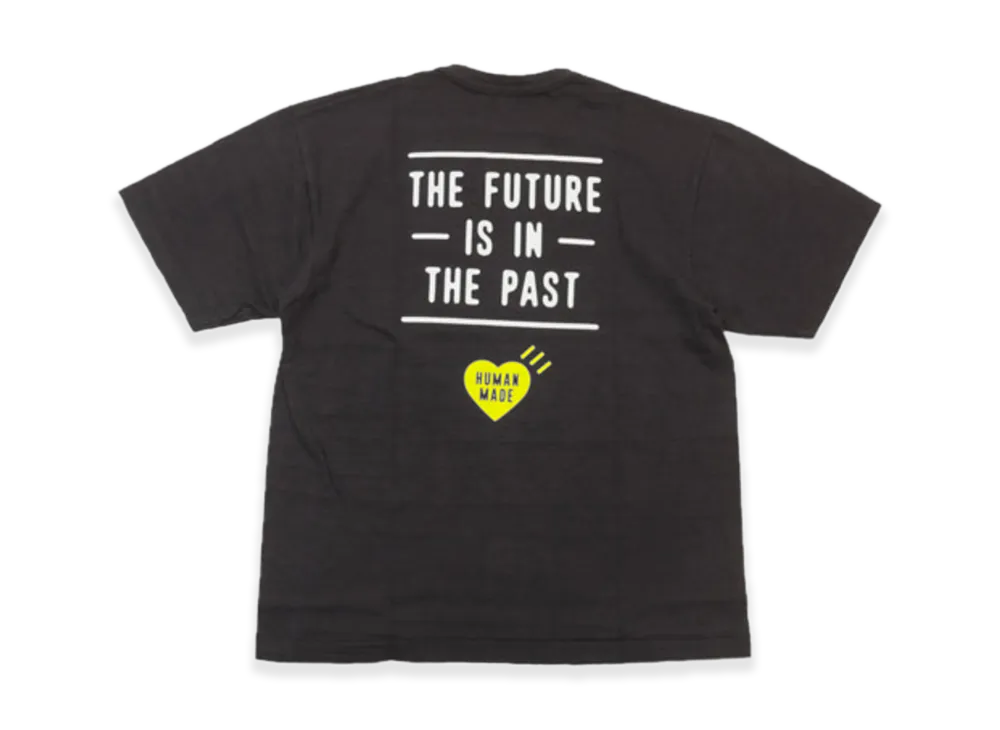HUMAN MADE Stores Exclusive Heart Pocket T-Shirt Shinsaibashi Parco "Black/Yellow"