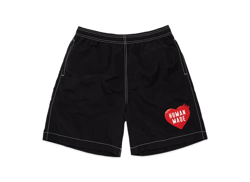 HUMAN MADE Swim Shorts "Black"