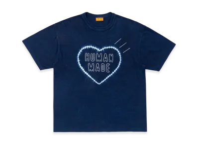HUMAN MADE Indigo Dyed T-Shirt "Indigo"