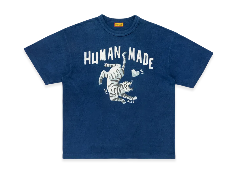 HUMAN MADE Indigo Dyed T-Shirt 
