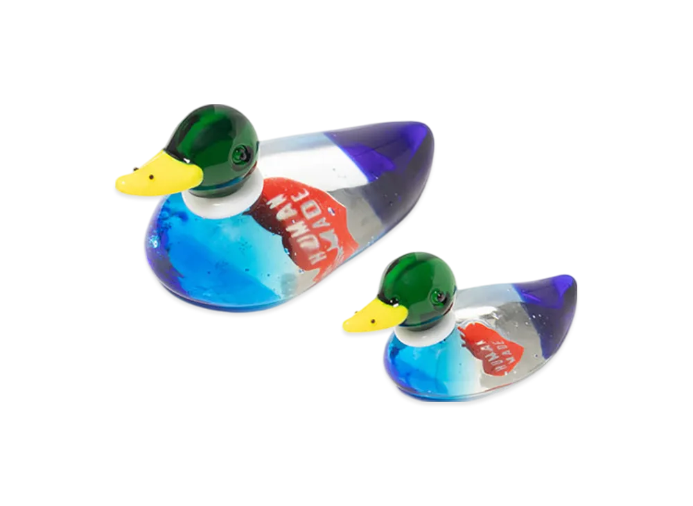 HUMAN MADE Duck Pair Glass Figurine 