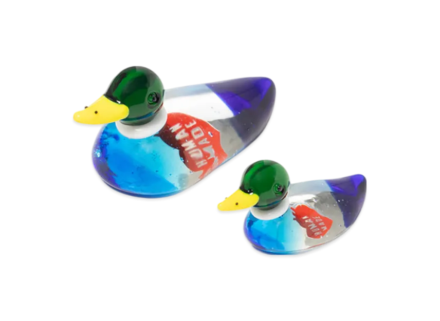 HUMAN MADE Duck Pair Glass Figurine HUMAN MADE Duck Pair Glass Figurine