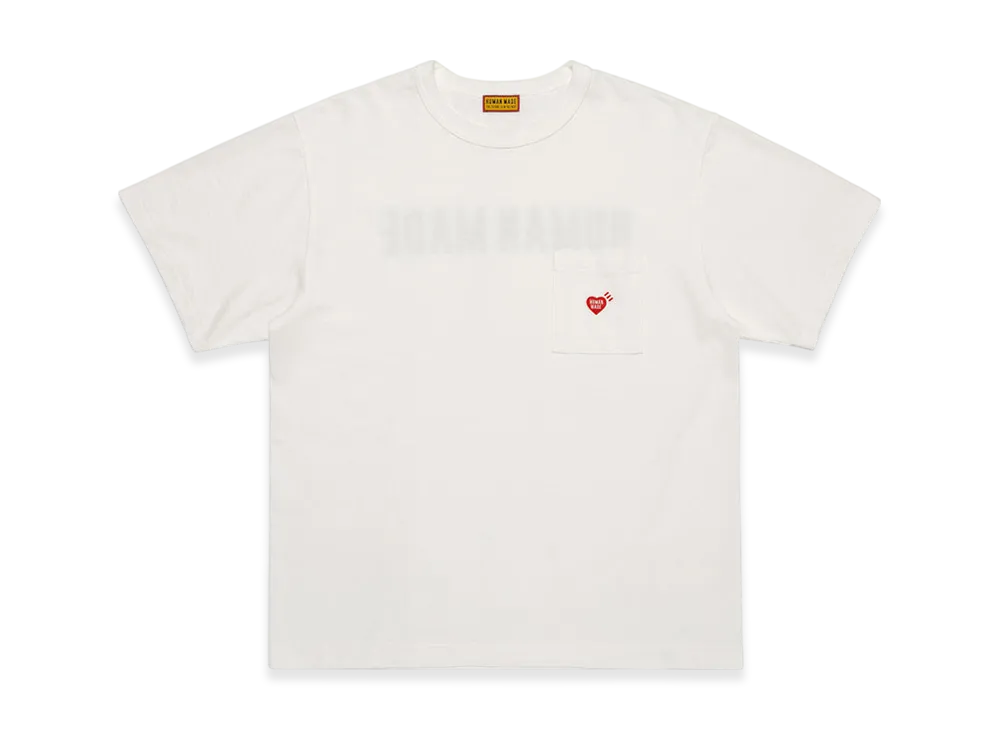 HUMAN MADE Heart Pocket T-Shirt "White"