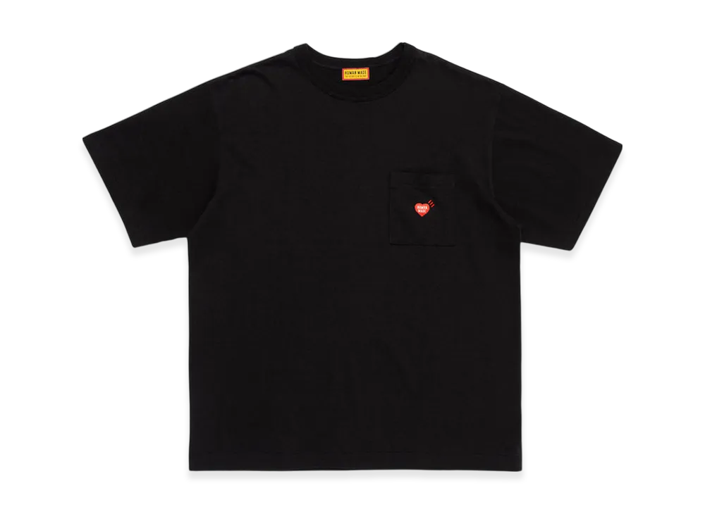 HUMAN MADE Heart Pocket T-Shirt "Black"