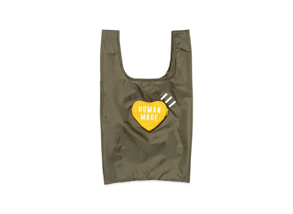 HUMAN MADE Heart Shopping Bag Large "Olivedrab"