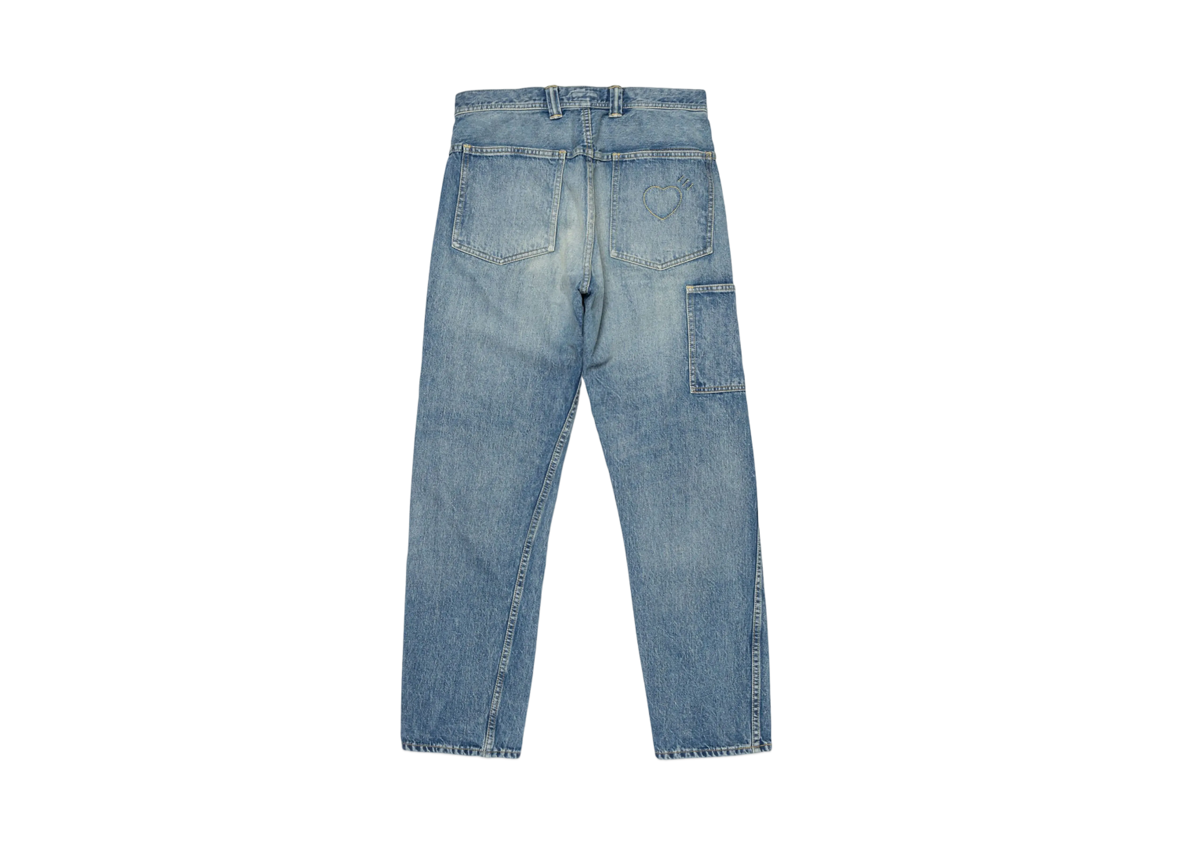 HUMAN MADE ヒューマンメイド ダメージ加工 スウェット デニムパンツ ヒューマンメイド HUMAN MADE ストレッチダメージデニムパンツ